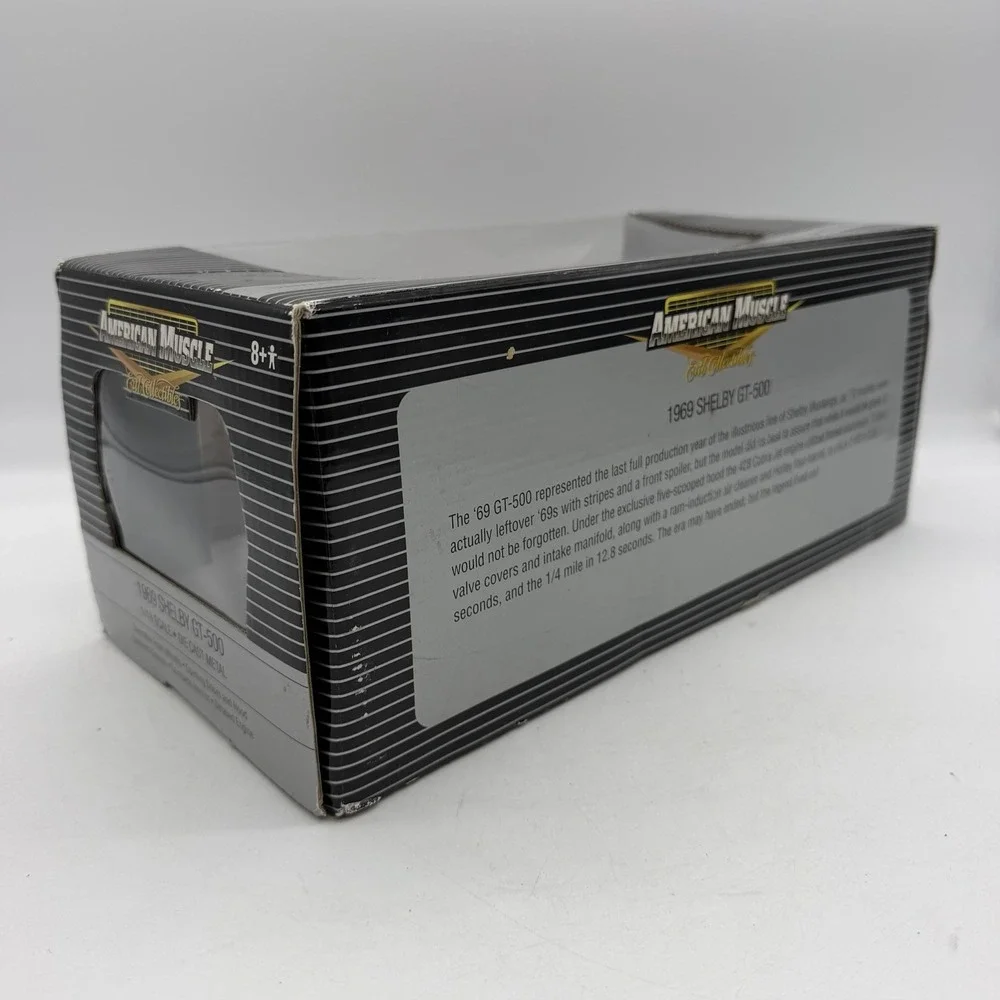 ERTL 39254 AMERICAN MUSCLE 1969 SHELBY GT-500 1:18 Red Die-Cast Metal Car BUMPER